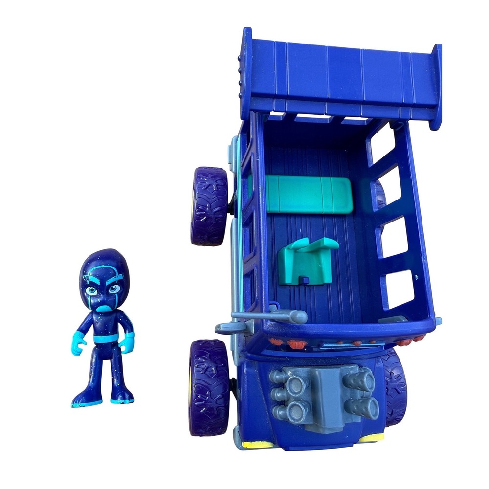 PJ Masks Night Ninja Bus Vehicle‎ & Night Ninja Action Figure Set Blue Just Play